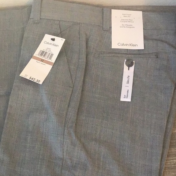 Calvin Klein Other - Calvin Klein Boys Flat Front Slim Fit Slacks